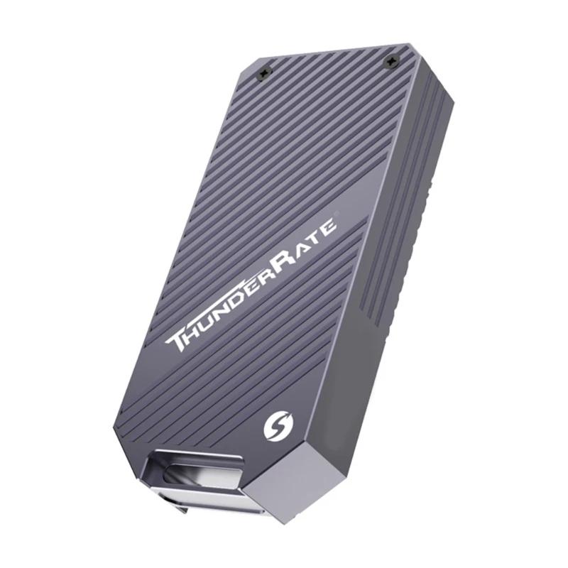 40Gbps M.2 NVMe SSD ̽ USB4 SSD 3/4 USB ϵ ̺ ڽ  ܺ ޴ Ŭ NVMe Dropship